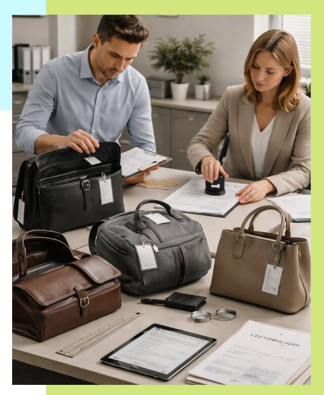 Сертификация сумок в Грозном от 7696 руб. | Алешин-Грз