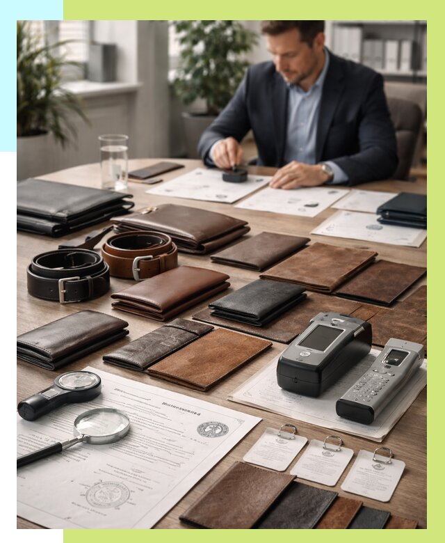 Сертификация кожаных изделий в Грозном от 12313 р. | Алешин-Грз