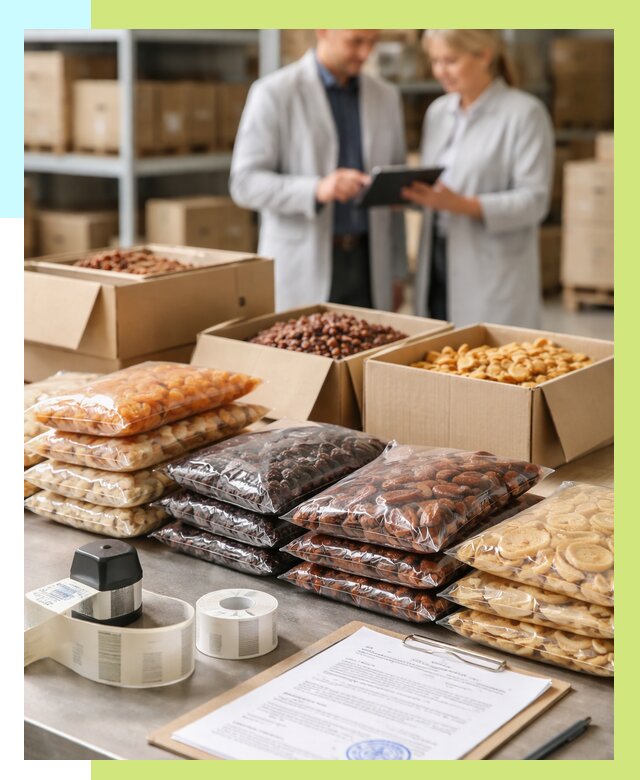 Сертификация сухофруктов в Грозном от 12313 р. | Алешин-Грз под ключ