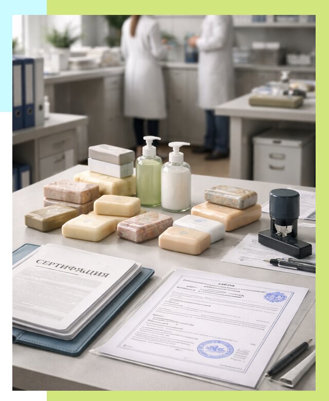 Сертификация мыла и сертификат на мыло в Грозном от 12313 | Алешин-Грз