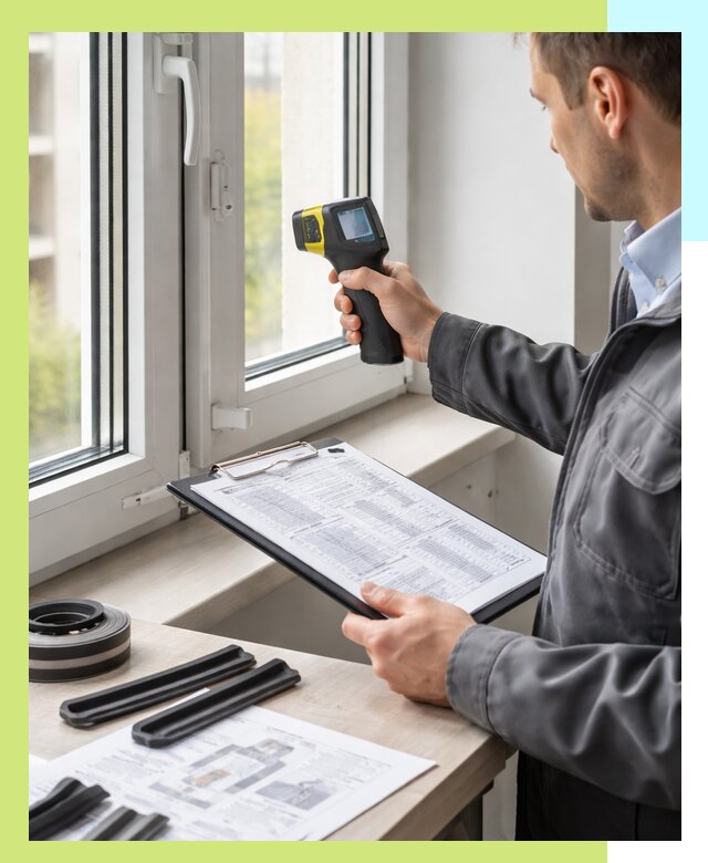 Сертификация окон в Грозном: испытания, сертификаты, декларации