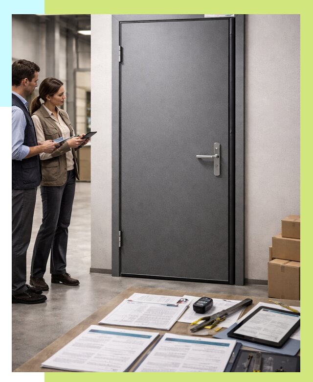 Сертификация противопожарных дверей в Грозном от 9235 р. | Алешин-Грз