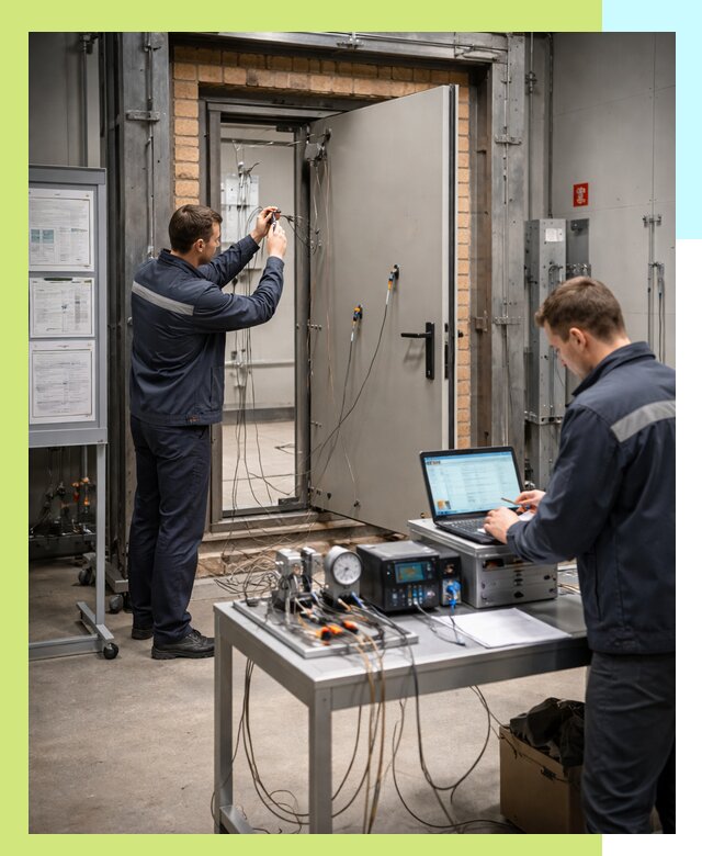 Сертификация противопожарных дверей в Грозном по ГОСТ и ТР