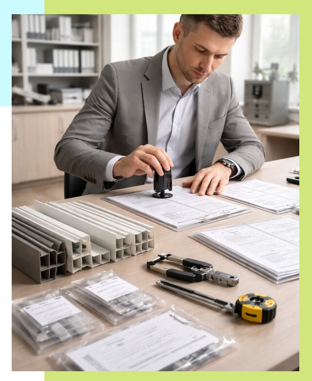 Сертификация ПВХ продукции в Грозном от 8722 р., Алешин-Грз