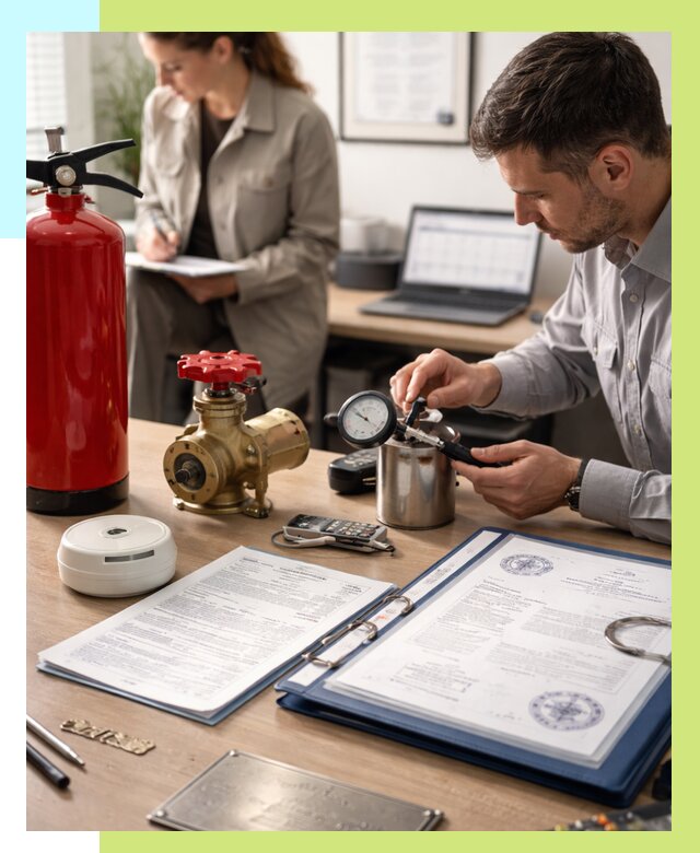 Сертификация пожарного оборудования в Грозном от 15392 р.|Алешин-Грз