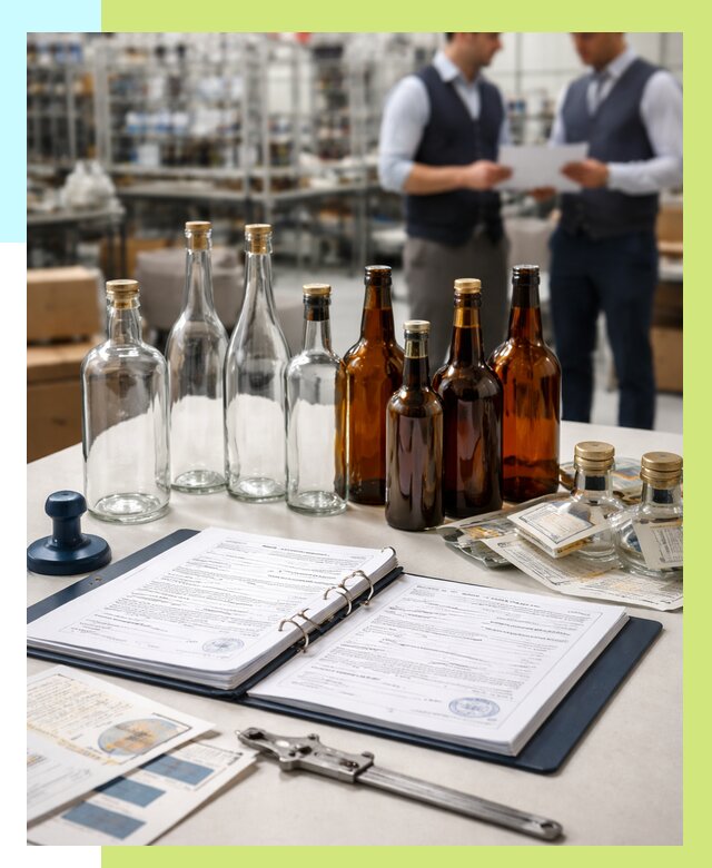 Сертификация стеклянных бутылок в Грозном от 25653 р. | Алешин-Грз