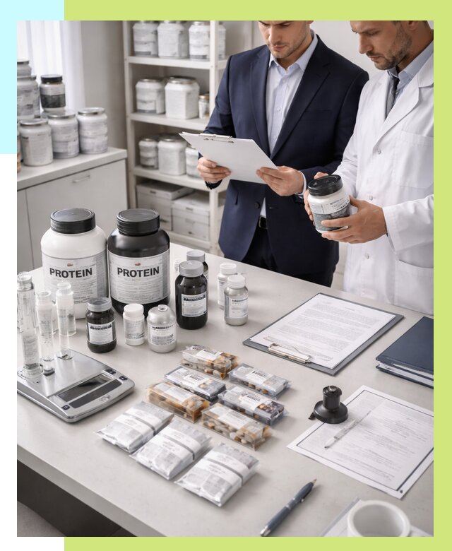 Сертификация спортивного питания в Грозном от 15392 р., Алешин-Грз