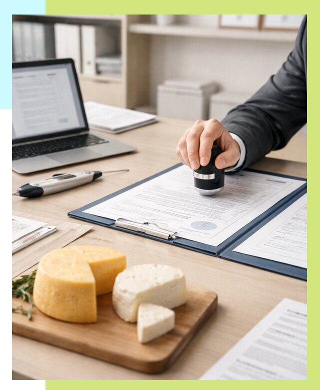 Сертификация сыров в Грозном от 15392 р | Сертификат на сыр Алешин-Грз