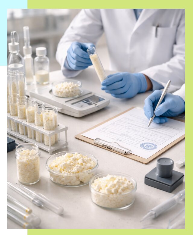 Сертификация творога в Грозном от 12313 р. под ключ | Алешин-Грз