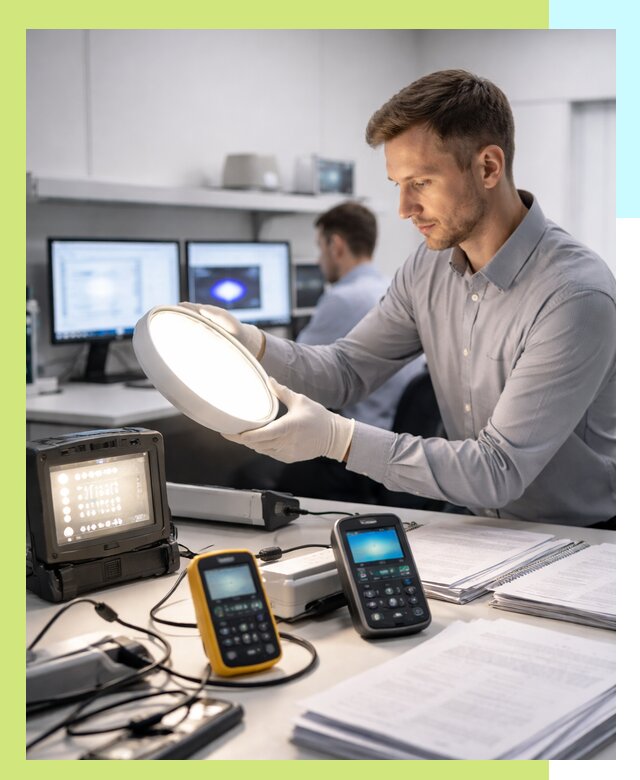 Сертификация светильников в Грозном: испытания и оформление