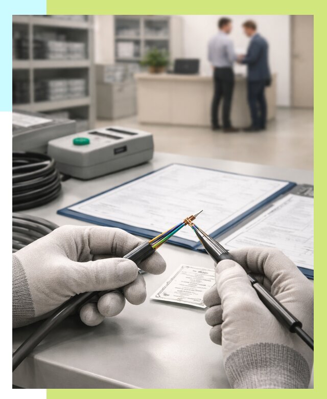 Сертификация провода в Грозном от 18470 р. в Алешин-Грз