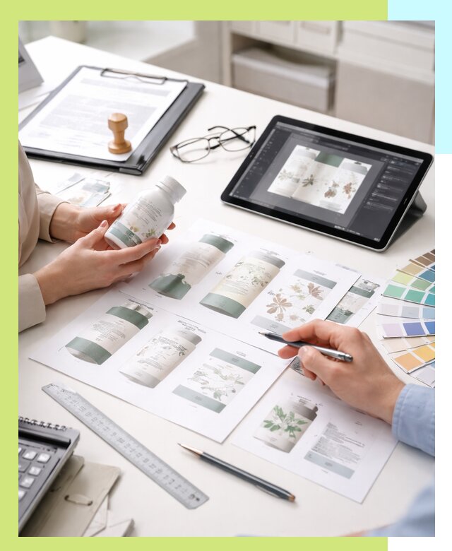 Профессиональная разработка дизайна и текста этикетки продукции в Грозном