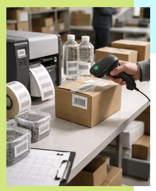 Штрихкодирование продукции и маркировка для продажи в Грозном
