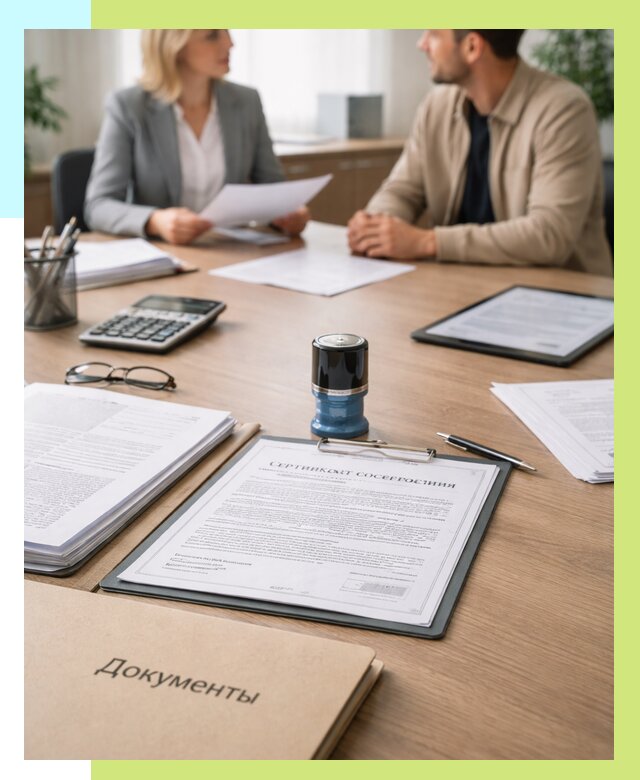 Сертификат соответствия на продукцию в Грозном от 15392 р.|Алешин-Грз