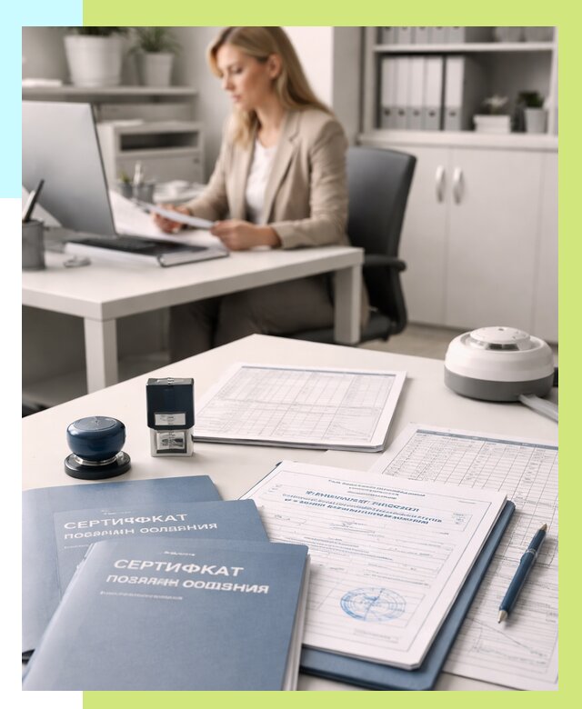 Сертификаты пожарной безопасности в Грозном от 15392 р. | Алешин-Грз