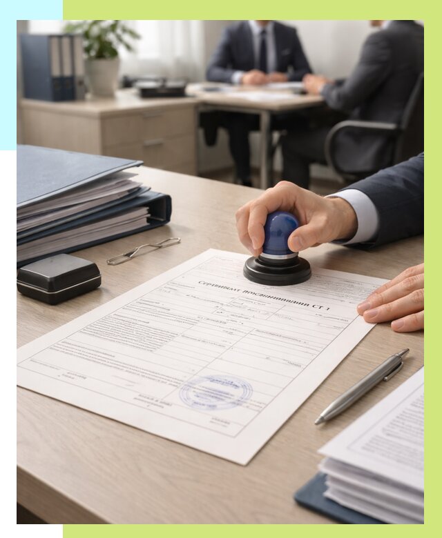 Сертификат происхождения СТ 1 в Грозном от 4617 р. | Алешин-Грз