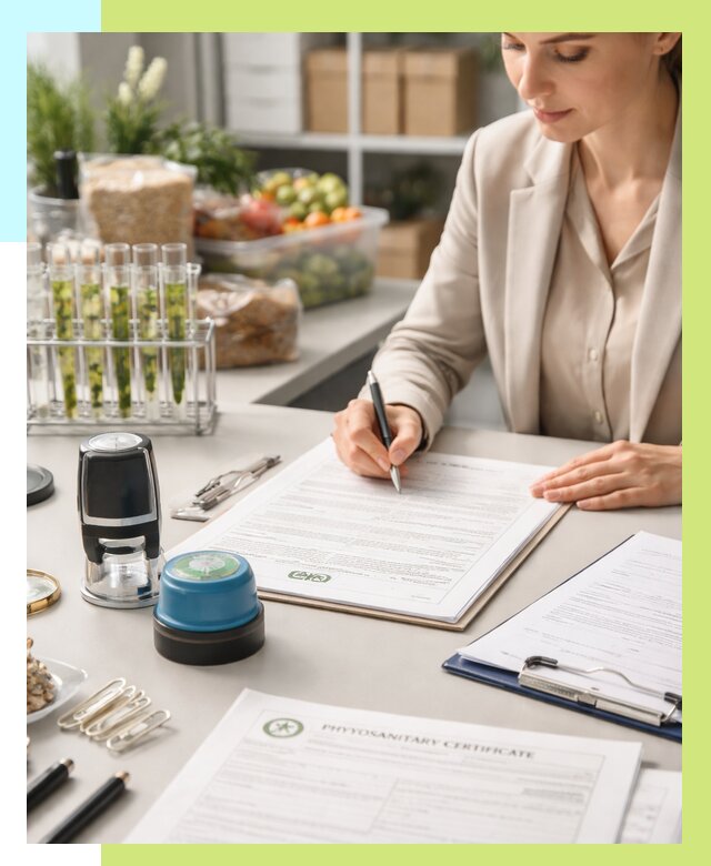 Фитосанитарный сертификат оформить в Грозном от 4617 р. | Алешин-Грз