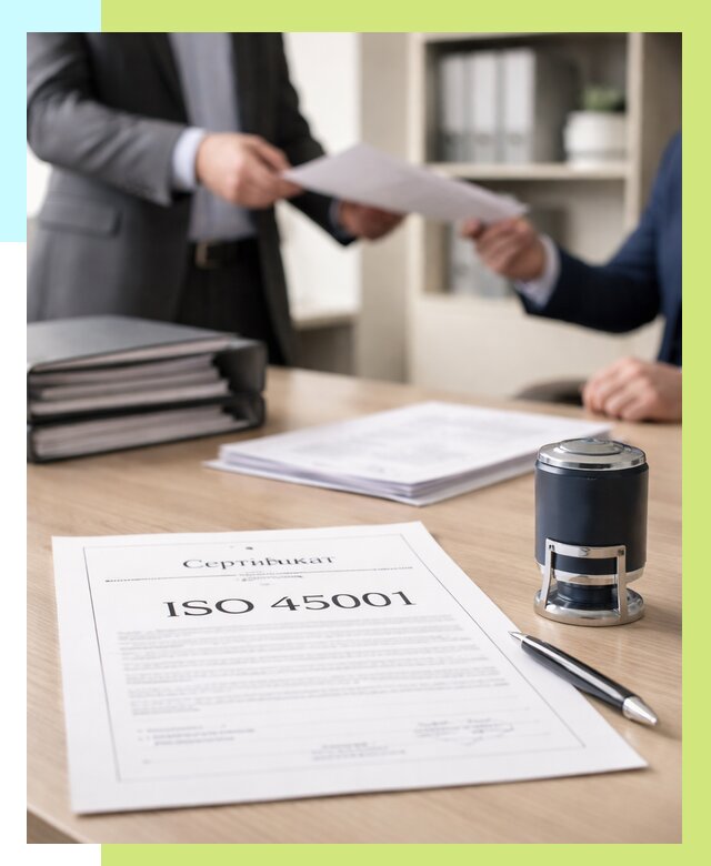 Сертификат ISO 45001 в Грозном под ключ от 46175 р. | Алешин-Грз