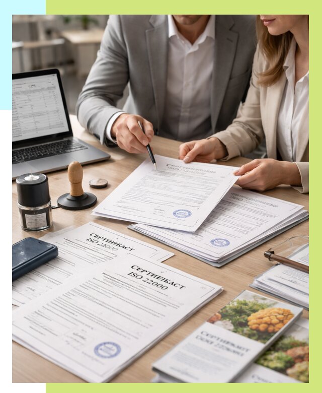 Сертификат ISO 22000 в Грозном от 41044 р. под ключ | Алешин-Грз