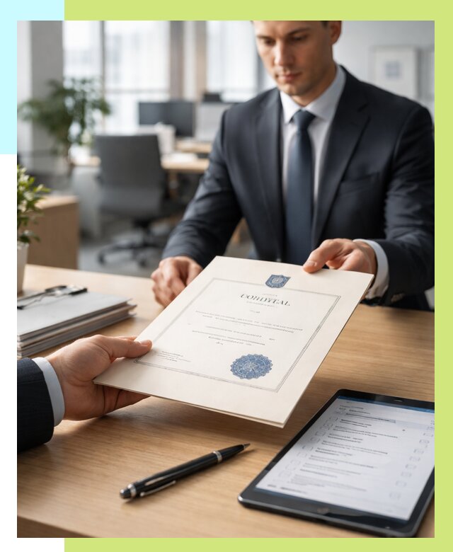 Сертификат ISO 30301 в Грозном от 35914 р. | Алешин-Грз - под ключ