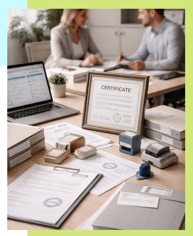 Сертификация компании в Грозном от 46175 р. | Алешин-Грз — заказ